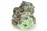 Sparkly Botryoidal Green Wavellite Formation - Arkansas #280739-1